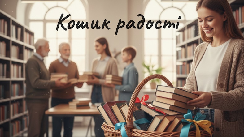До Дня любителів бібліотек - благодійна акція - «Кошик радості»